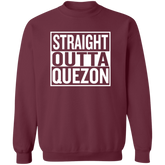 Straight Outta Quezon Unisex Crewneck Pullover Sweatshirt
